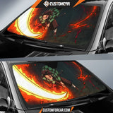 Demon Slayer Dance Of The Fire God Car Sun Shades Anime 2021