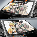 Demon Slayer Funny Car Sun Shades Anime Decor In Car D031501