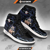 Demon Slayer Inosuke JD Sneakers Black Cool Style Custom