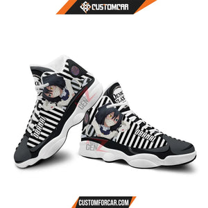 Demon Slayer JD 13 Sneakers Obanai Iguro Air Jordan 13