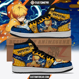 Demon Slayer JD Sneakers Agatsuma Zenitsu Custom Anime Shoes