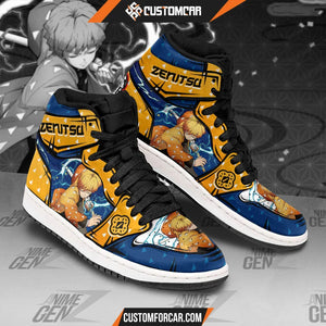 Demon Slayer JD Sneakers Agatsuma Zenitsu Custom Anime Shoes