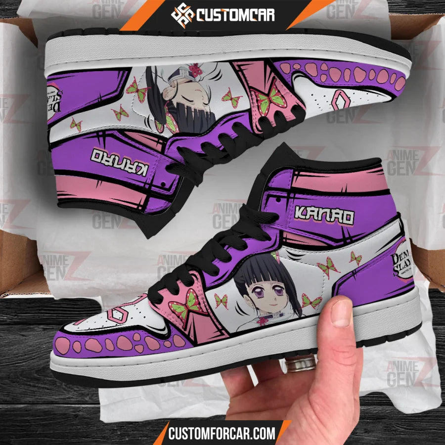 Demon Slayer JD Sneakers Kanao Tsuyuri Custom Anime Shoes