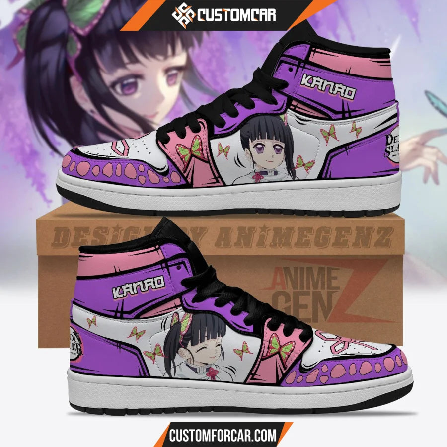 Demon Slayer JD Sneakers Kanao Tsuyuri Custom Anime Shoes