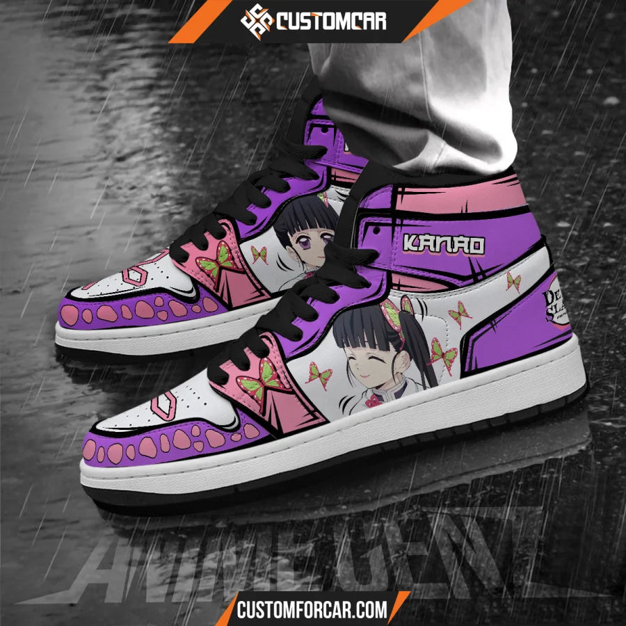 Demon Slayer JD Sneakers Kanao Tsuyuri Custom Anime Shoes