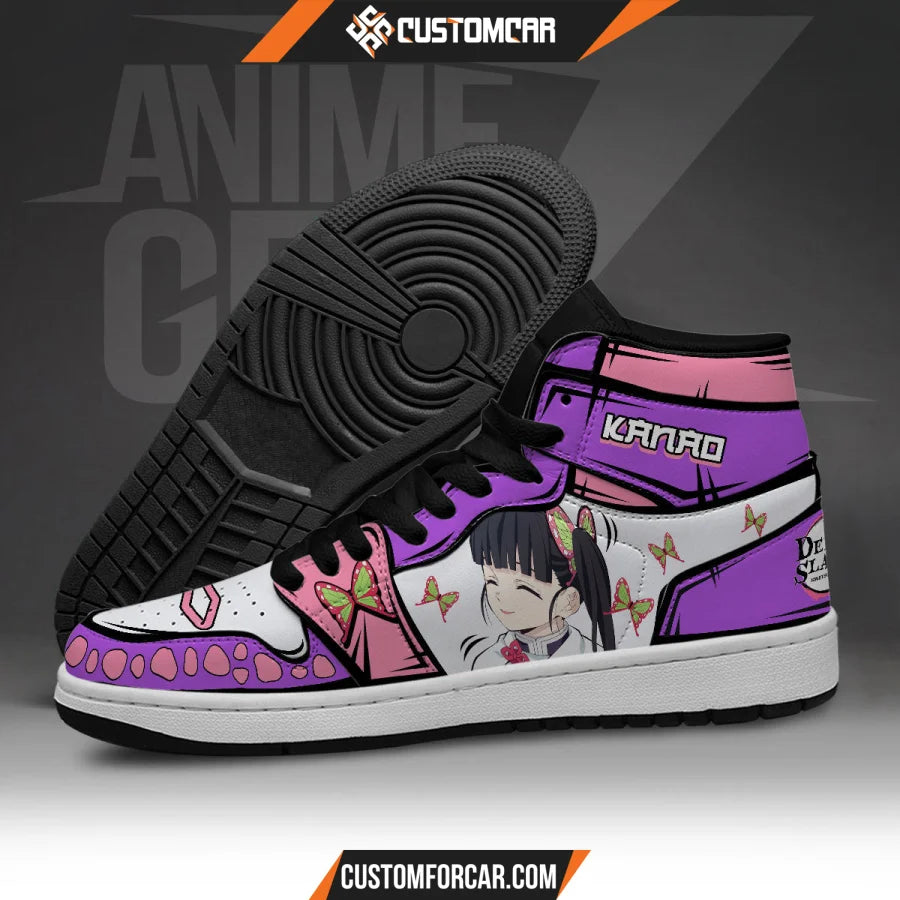 Demon Slayer JD Sneakers Kanao Tsuyuri Custom Anime Shoes