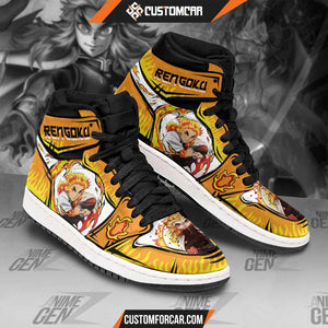 Demon Slayer JD Sneakers Rengoku Anime Custom Shoes