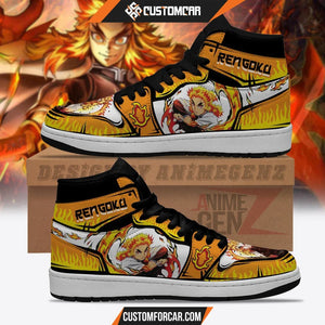 Demon Slayer JD Sneakers Rengoku Anime Custom Shoes