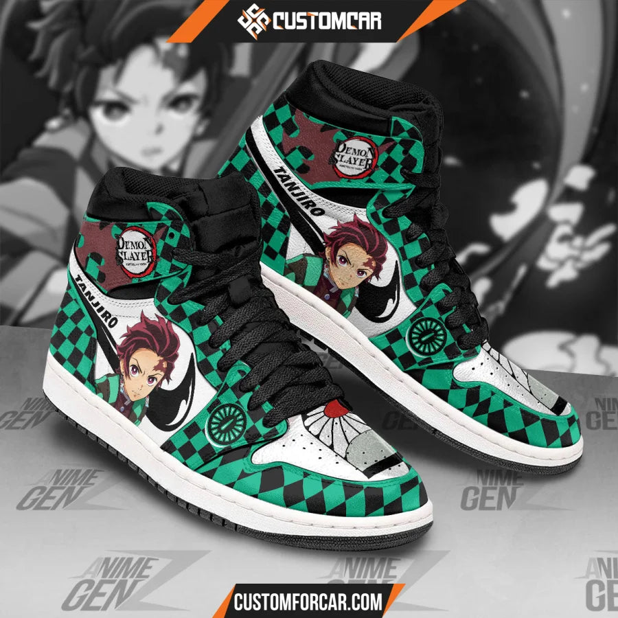 Demon Slayer JD Sneakers Tanjiro Custom Anime Shoes