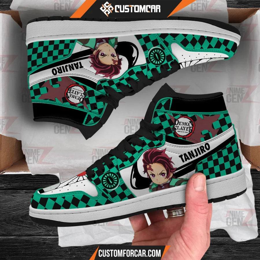 Demon Slayer JD Sneakers Tanjiro Custom Anime Shoes