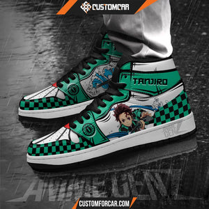 Demon Slayer JD Sneakers Tanjiro Water Breathing Custom