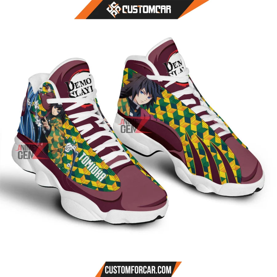 Demon Slayer JD13 JD Sneakers Giyu Tomioka Custom Anime