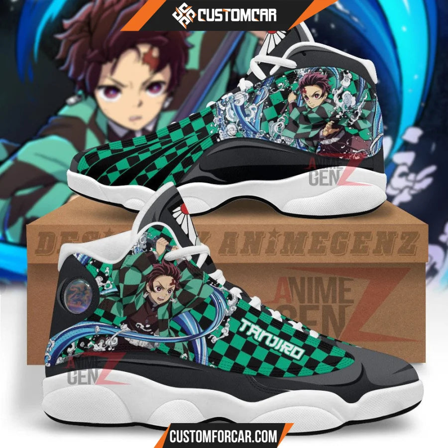 Demon Slayer JD13 Sneakers Kamando Tanjiro Custom Anime