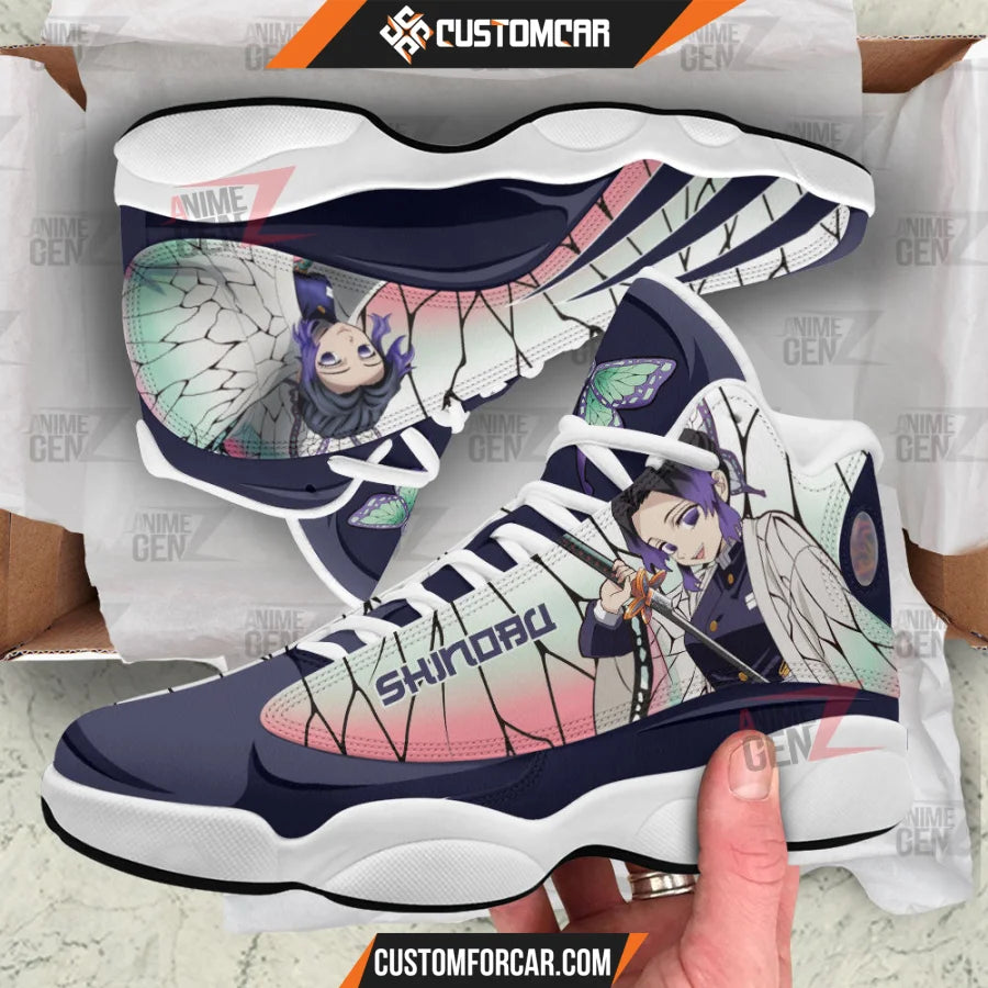 Demon Slayer JD13 Sneakers Kochou Shinobu Custom Anime Shoes