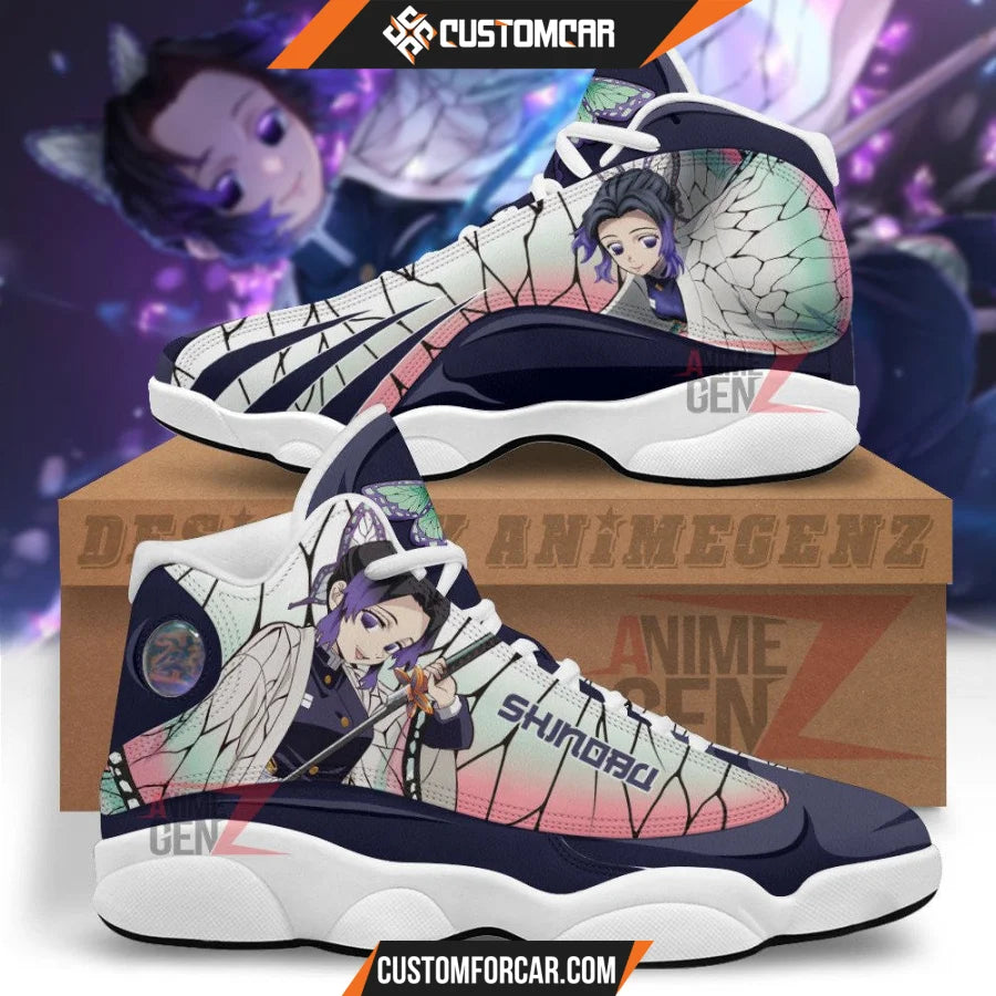 Demon Slayer JD13 Sneakers Kochou Shinobu Custom Anime Shoes