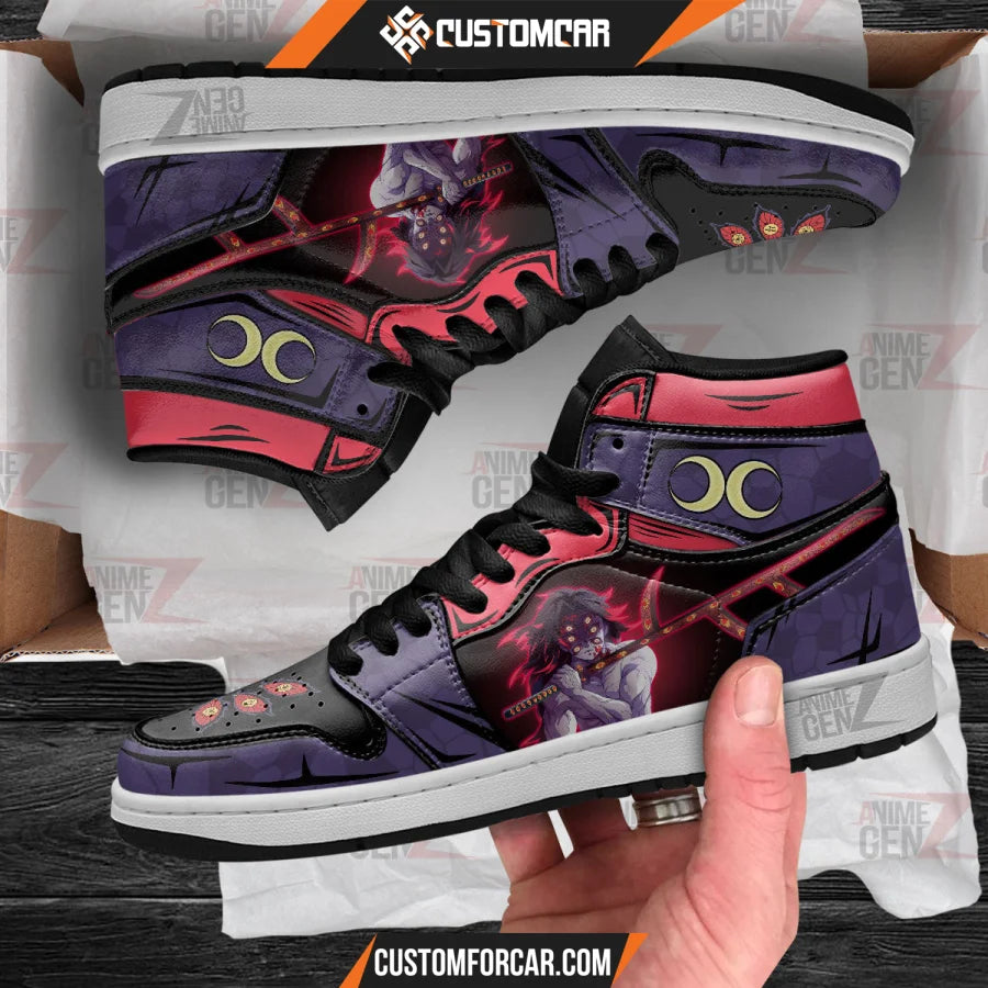 Demon Slayer Kokushibu JD Sneakers Custom Anime Shoes