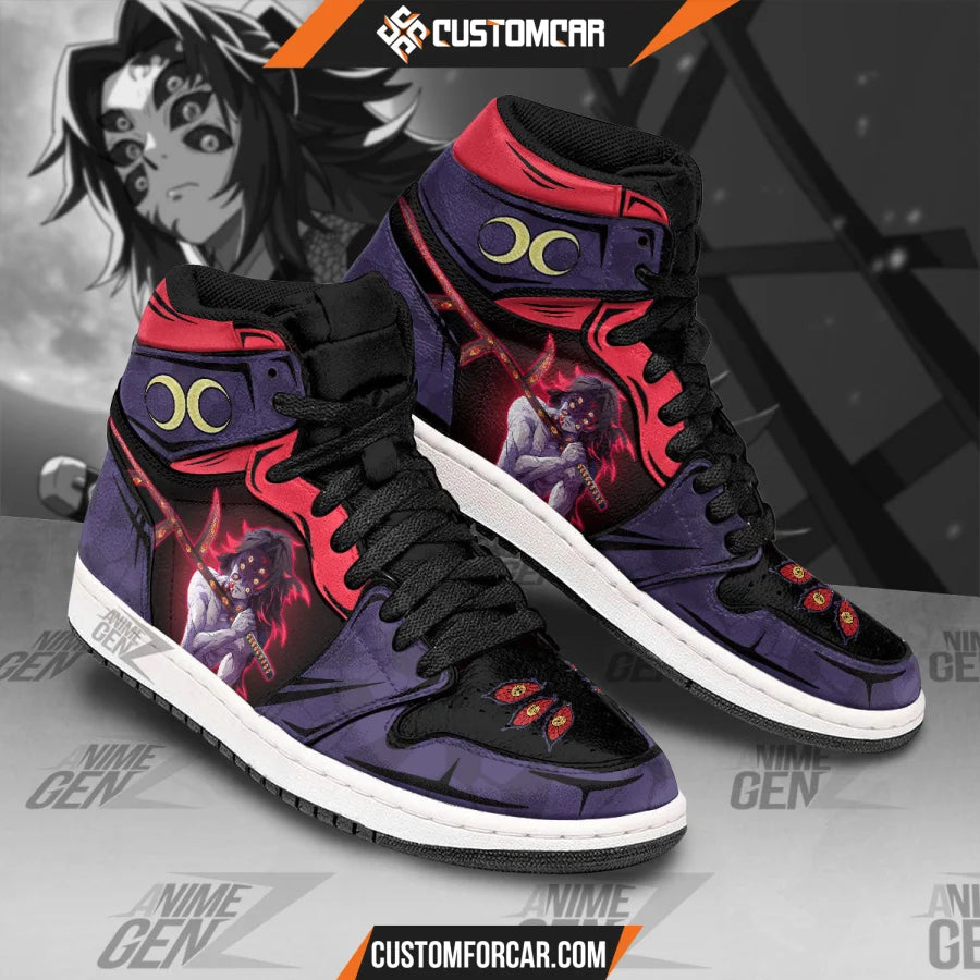 Demon Slayer Kokushibu JD Sneakers Custom Anime Shoes