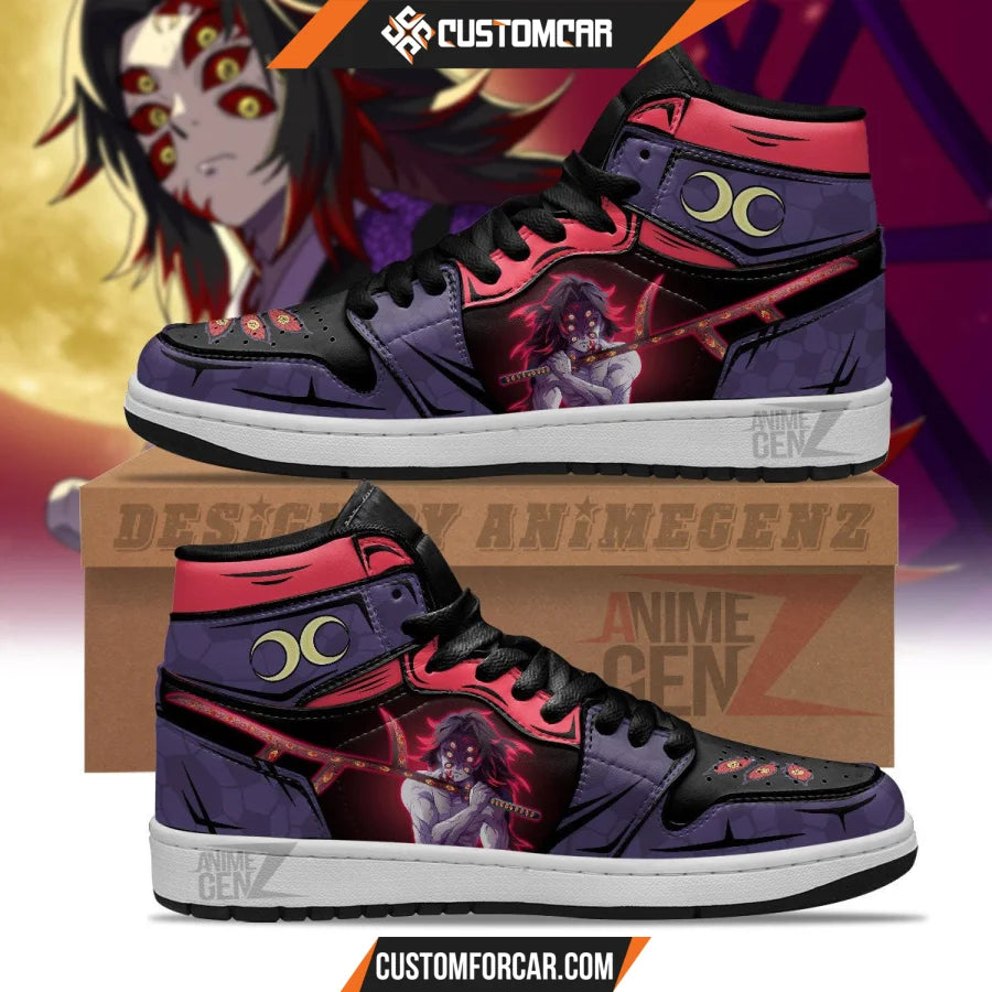 Demon Slayer Kokushibu JD Sneakers Custom Anime Shoes