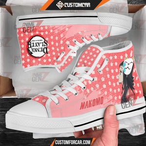 Demon Slayer Makomo High Top Shoes Custom Anime Shoes