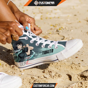 Demon Slayer Miuchiro Tokito High Top Shoes Custom Anime