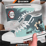 Demon Slayer Miuchiro Tokito High Top Shoes Custom Anime