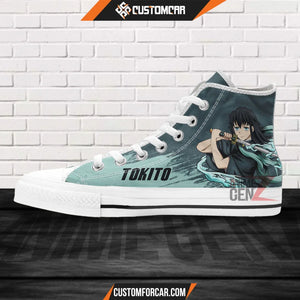 Demon Slayer Miuchiro Tokito High Top Shoes Custom Anime