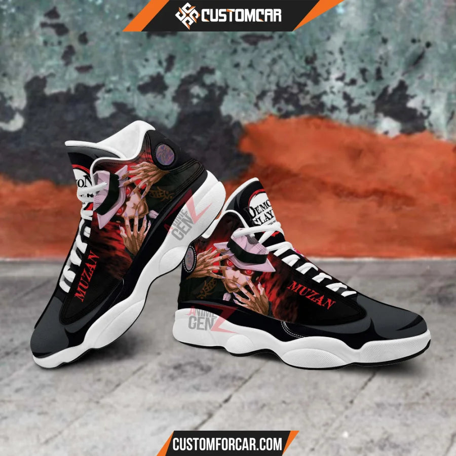 Demon Slayer Muzan Air Jordan 13 Sneakers Custom Anime Shoes