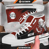 Demon Slayer Muzan High Top Shoes Custom Anime Shoes