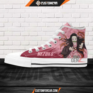 Demon Slayer Nezuko High Top Shoes Custom Anime Shoes