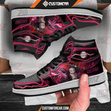 Demon Slayer Nezuko JD Sneakers Black Cool Style Custom