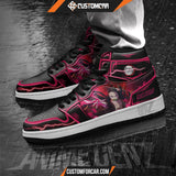 Demon Slayer Nezuko JD Sneakers Black Cool Style Custom