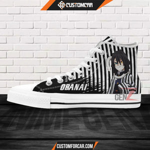 Demon Slayer Obanai Iguro High Top Shoes Custom Anime Shoes