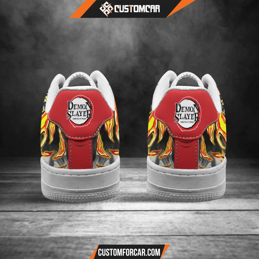 Demon Slayer Rengoku Air Sneakers Custom Anime Shoes