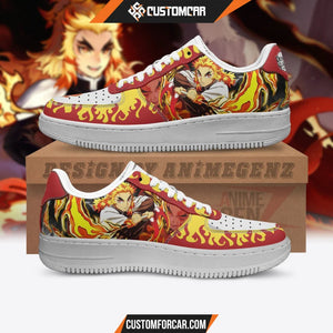 Demon Slayer Rengoku Air Sneakers Custom Anime Shoes