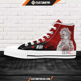 Demon Slayer Rui High Top Shoes Custom Anime Shoes