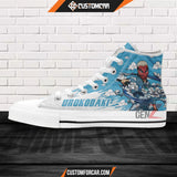 Demon Slayer Sakonji Urokodaki High Top Shoes Custom Anime