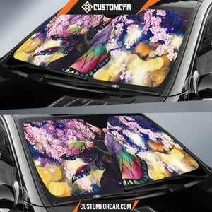 Demon Slayer Shinobu Car Sun Shades Anime Decor In Car 