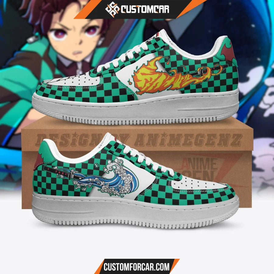 Demon Slayer Tajiro Air Sneakers Custom Anime Shoes