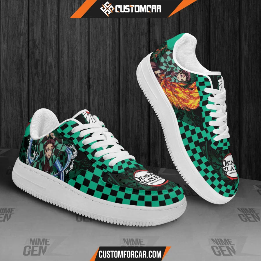 Demon Slayer Tajiro Air Sneakers Custom Anime Shoes