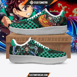 Demon Slayer Tajiro Air Sneakers Custom Anime Shoes