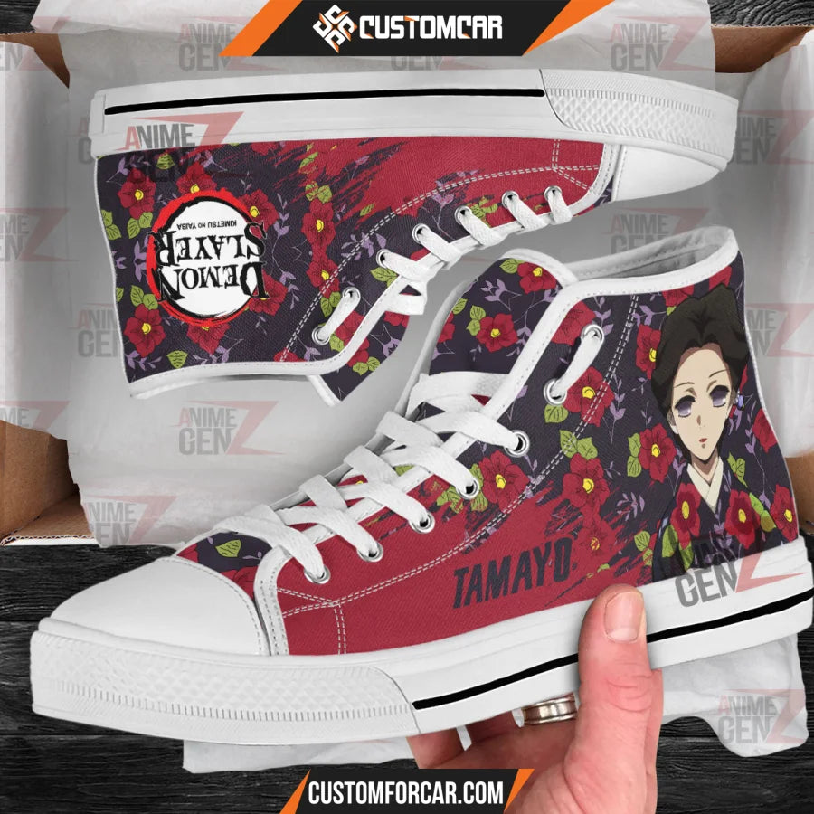 Demon Slayer Tamayo High Top Shoes Custom Anime Shoes