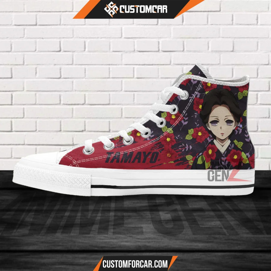 Demon Slayer Tamayo High Top Shoes Custom Anime Shoes