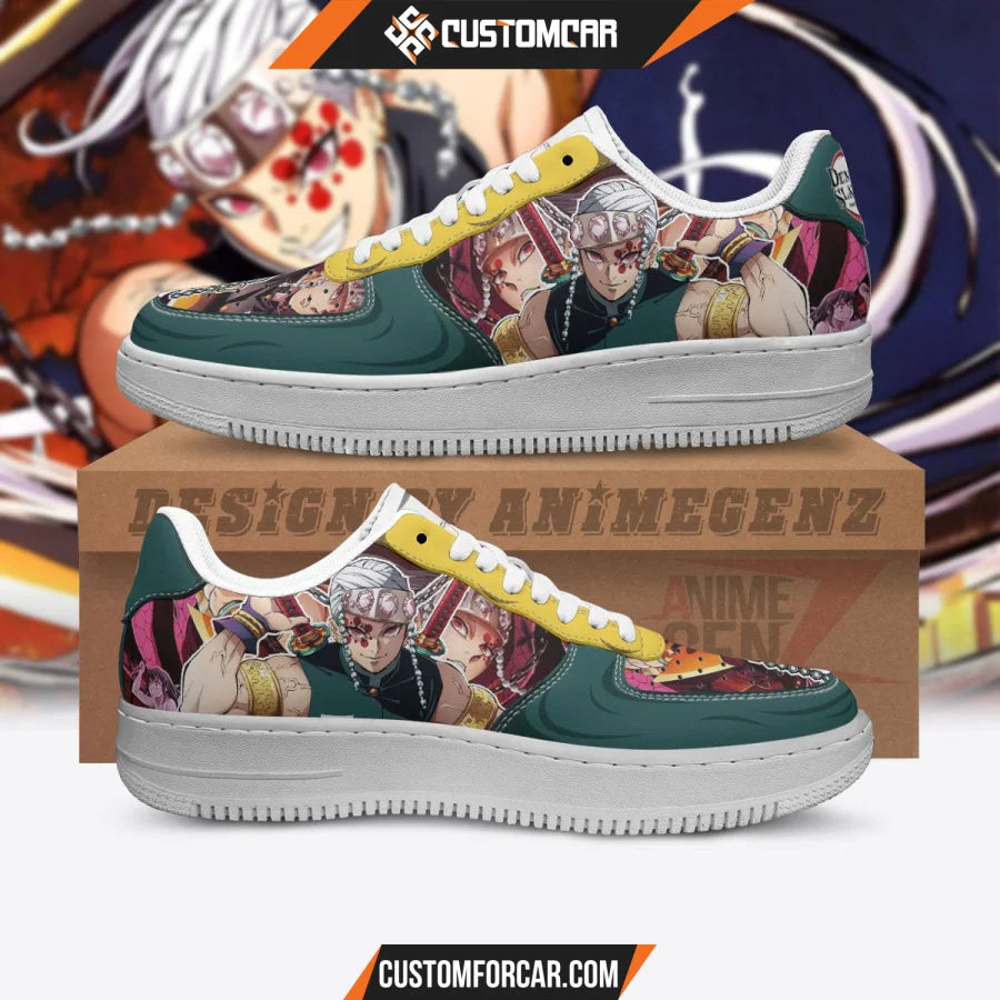 Demon Slayer Tengen Uzui Air Sneakers Custom Anime Shoes