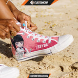 Demon Slayer Tsuyuri High Top Shoes Custom Anime Shoes