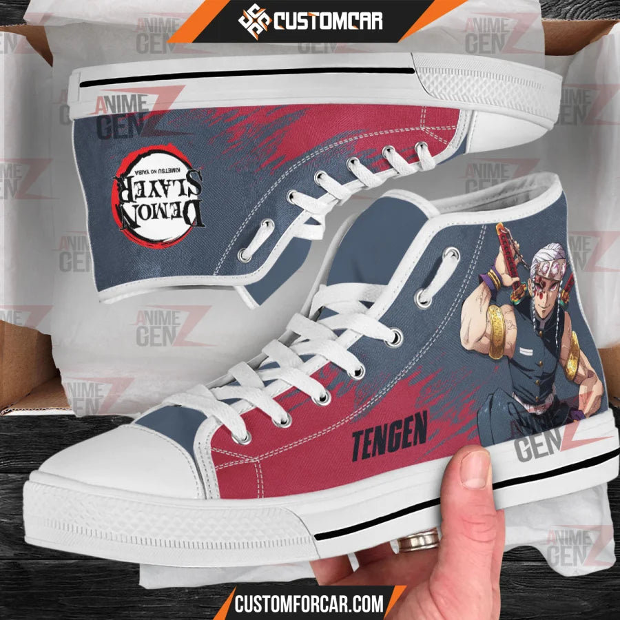 Demon Slayer Uzui Tengen High Top Shoes Custom Anime Shoes