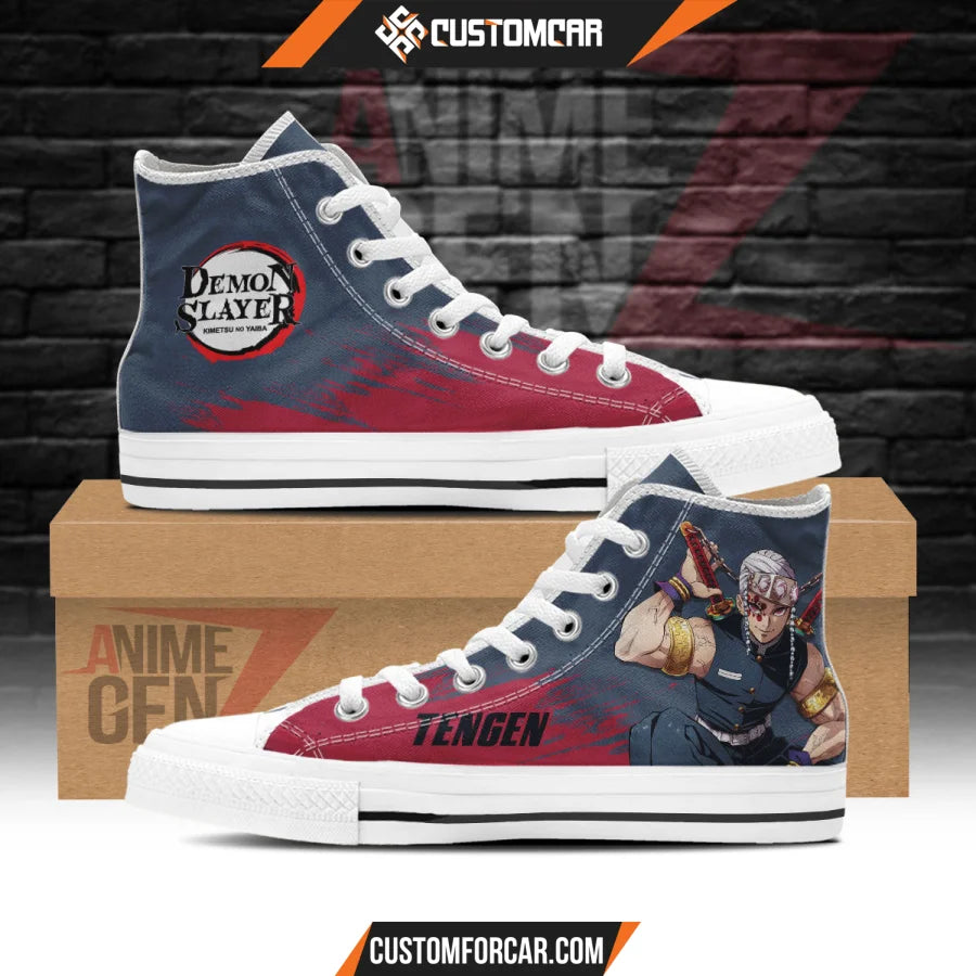 Demon Slayer Uzui Tengen High Top Shoes Custom Anime Shoes