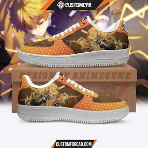 Demon Slayer Zenitsu Air Sneakers Custom Anime Shoes