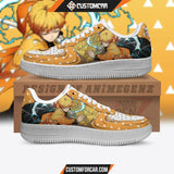 Demon Slayer Zenitsu Air Sneakers Custom Anime Shoes