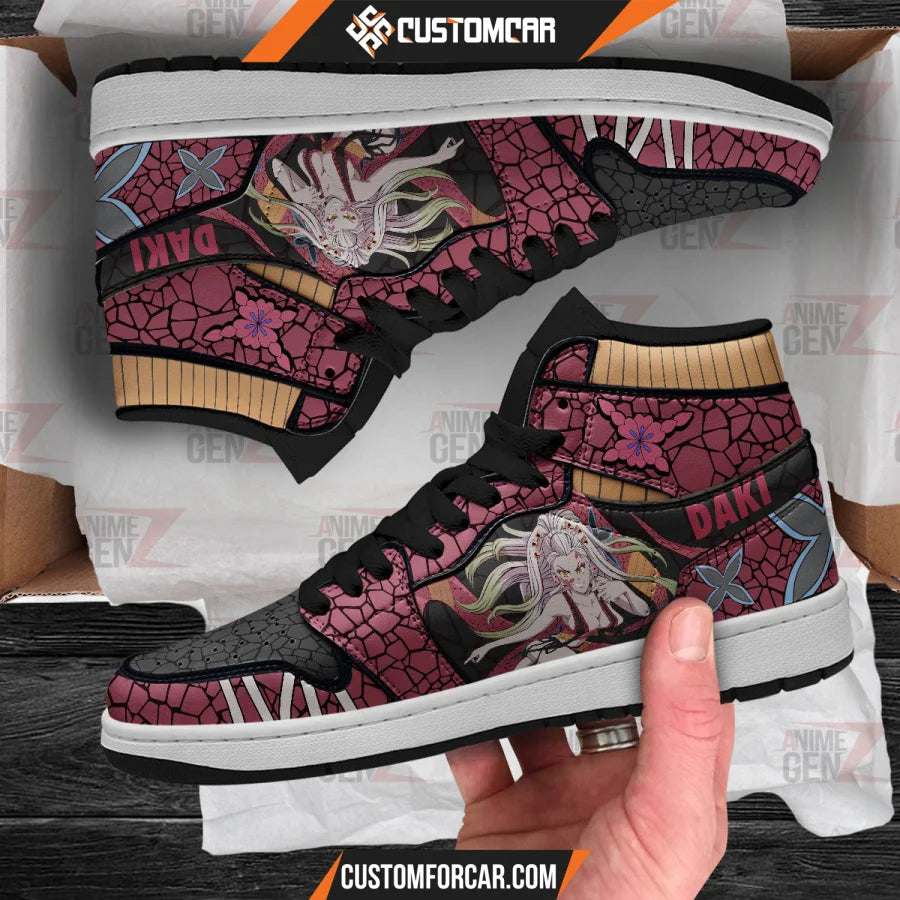 Demon Slayers Daki JD Sneakers Custom Anime Shoes