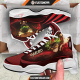 Demon Slayers Gyutaro Air Jordan 13 Custom Anime Shoes